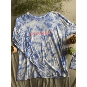 American Eagle | Blue | “OOPS” | Long sleeve Tee |